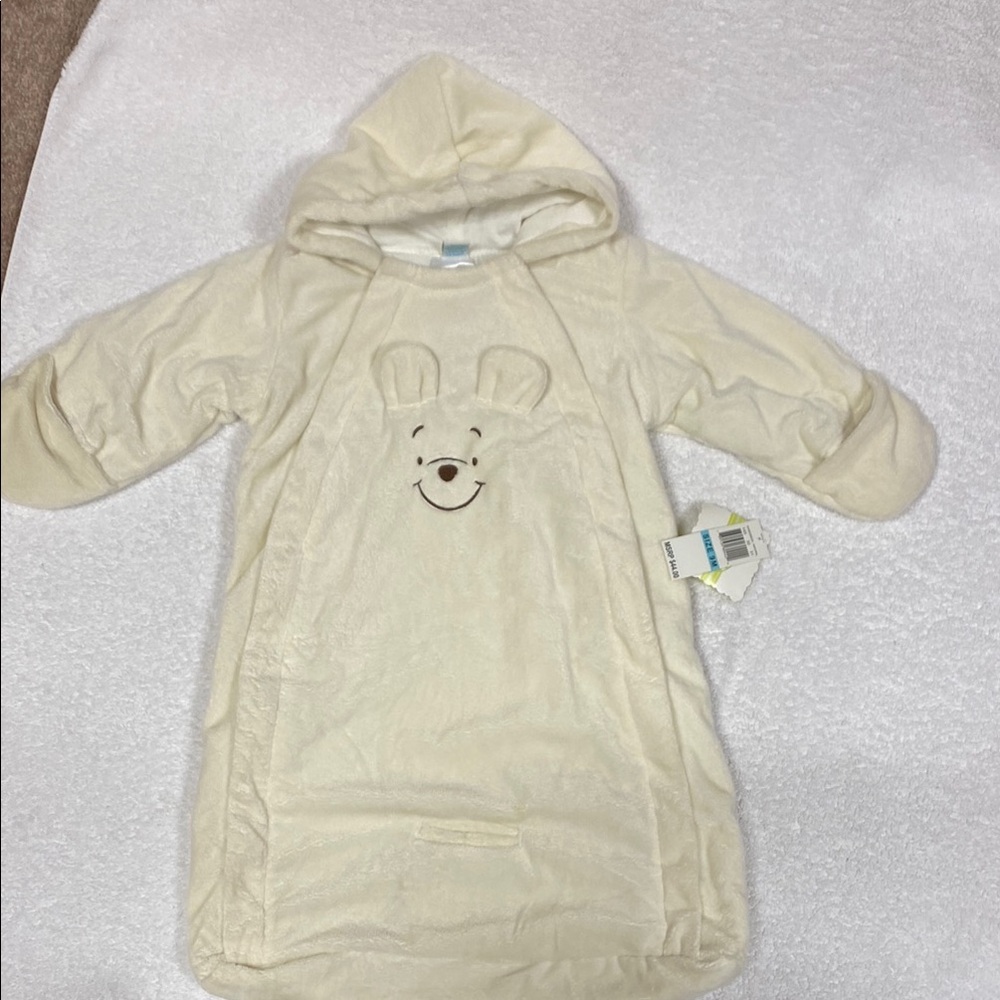 Disney Winnie Pooh Baby Winter Car Seat Bunting Bag Outerwear 9m unisex nwt